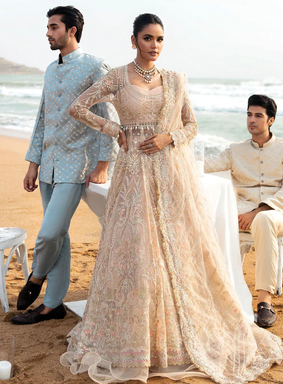 Dastangoi By Afrozeh Embroidered Net 3 Piece Unstitched Suit AF24DG AWE-07 AFSHEEN Dastangoi By Afrozeh Embroidered Net 3 Piece Unstitched Suit AF24DG AWE-07 AFSHEEN