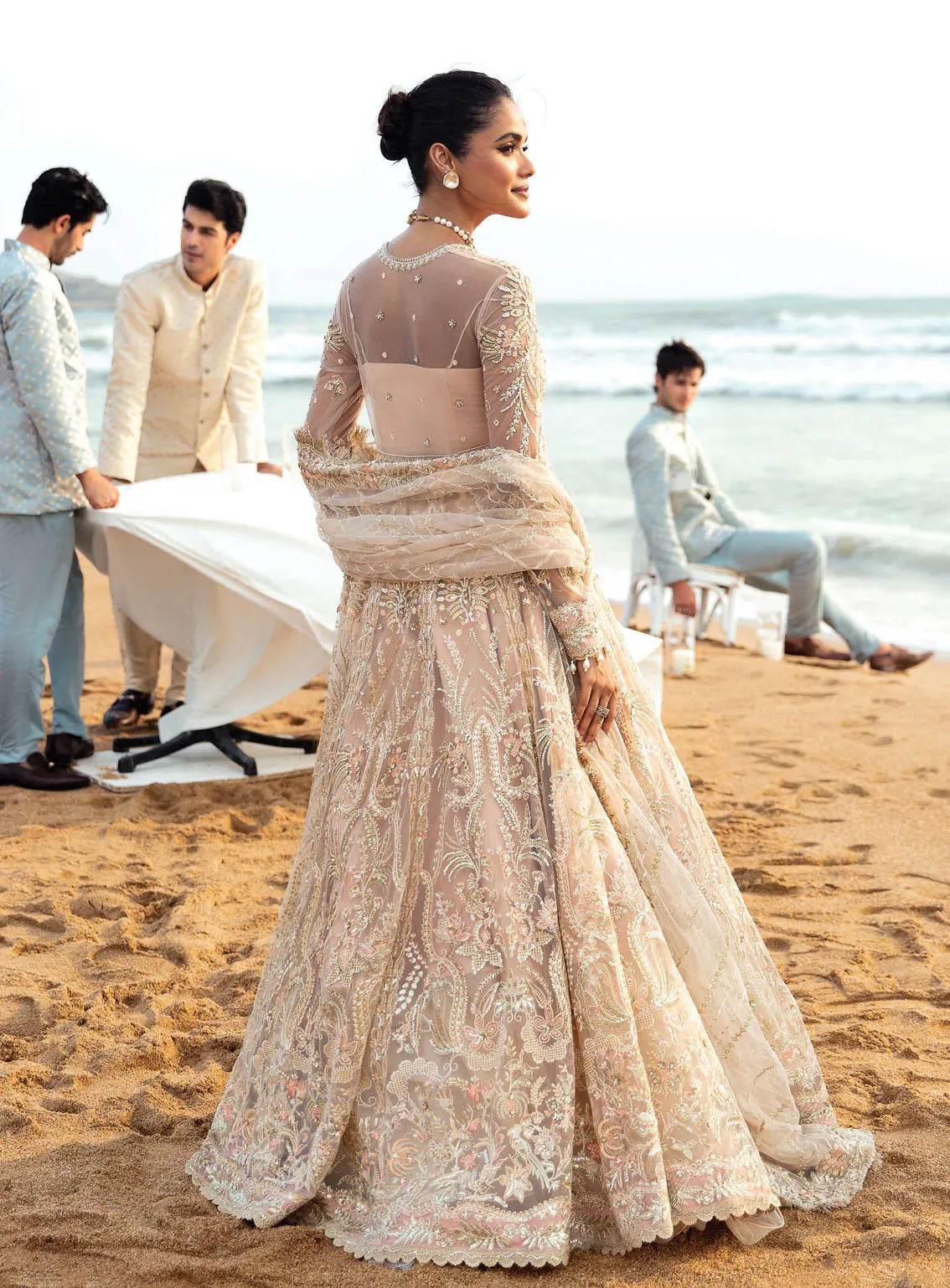 Dastangoi By Afrozeh Embroidered Net 3 Piece Unstitched Suit AF24DG AWE-07 AFSHEEN Dastangoi By Afrozeh Embroidered Net 3 Piece Unstitched Suit AF24DG AWE-07 AFSHEEN