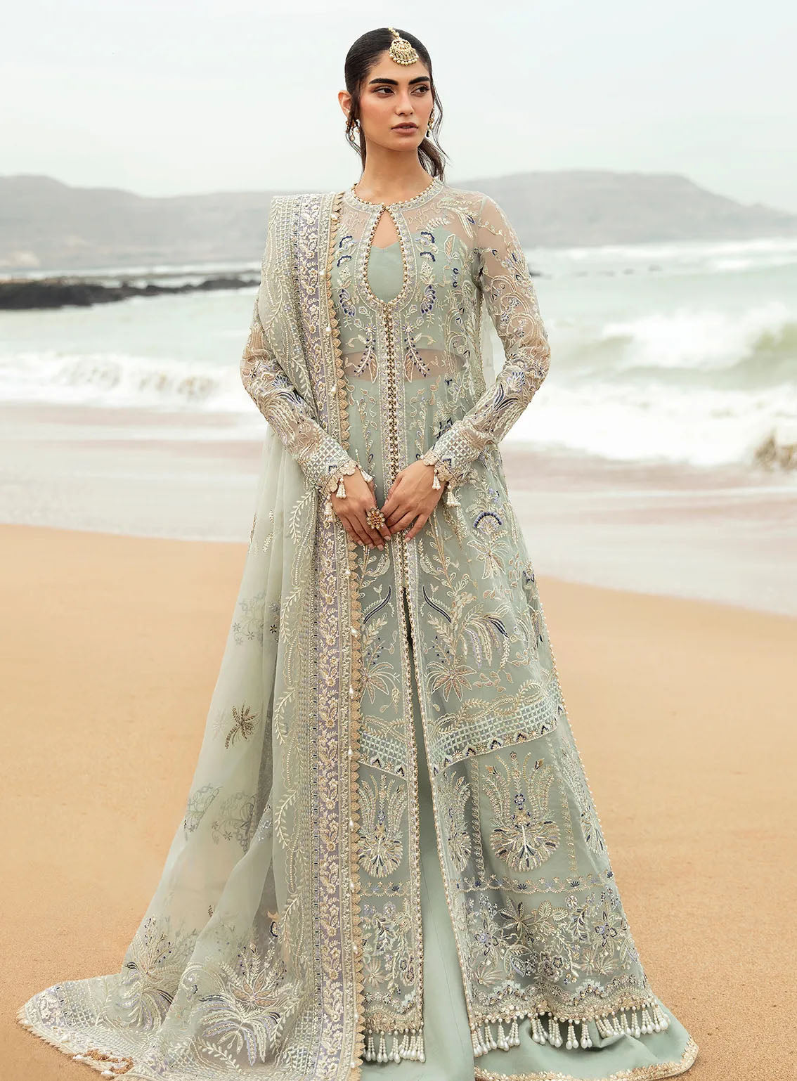 Dastangoi By Afrozeh Embroidered Organza 3 Piece Unstitched Suit AF24DG AWE-08 SHANZAY Dastangoi By Afrozeh Embroidered Organza 3 Piece Unstitched Suit AF24DG AWE-08 SHANZAY