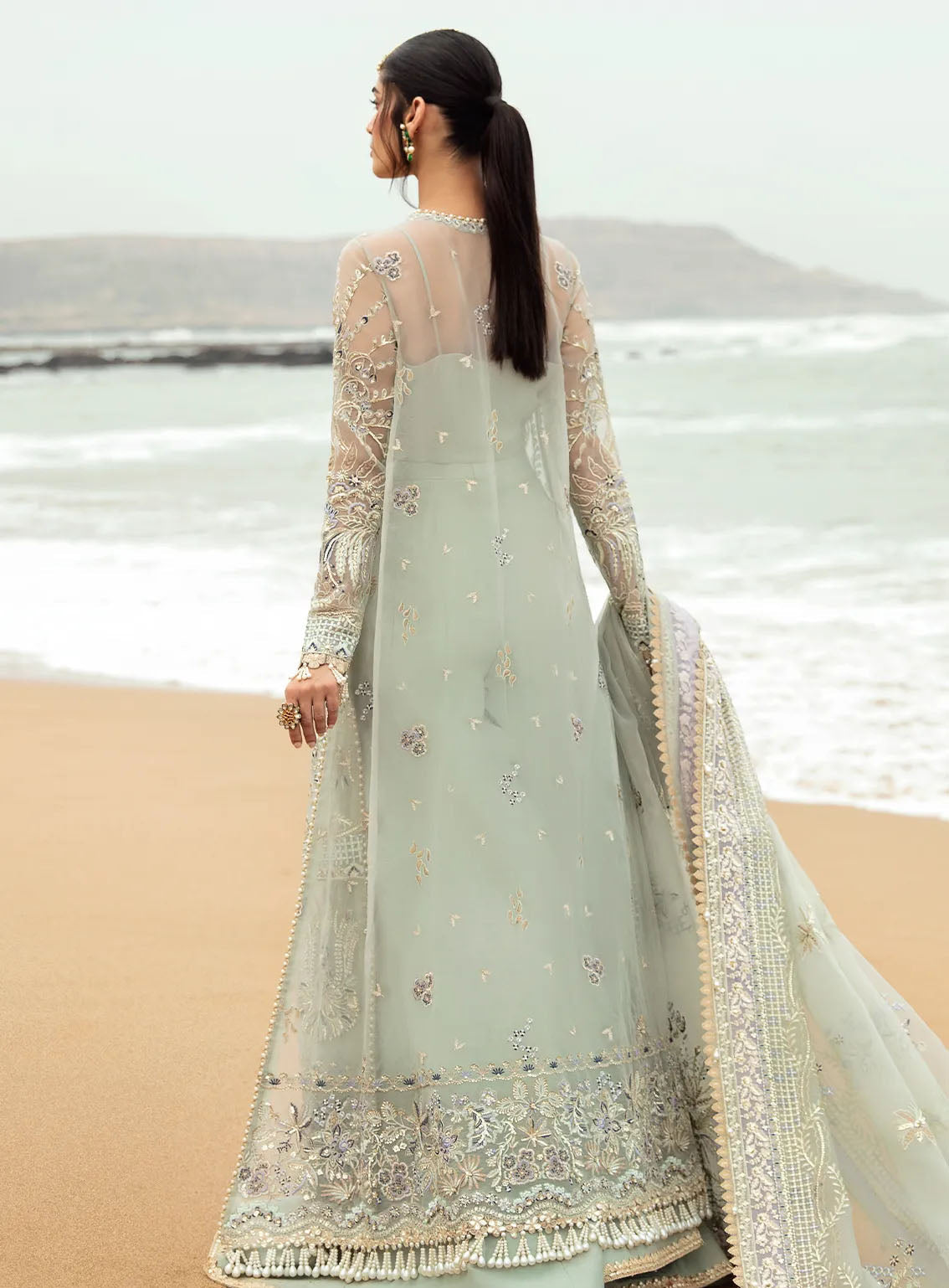 Dastangoi By Afrozeh Embroidered Organza 3 Piece Unstitched Suit AF24DG AWE-08 SHANZAY Dastangoi By Afrozeh Embroidered Organza 3 Piece Unstitched Suit AF24DG AWE-08 SHANZAY