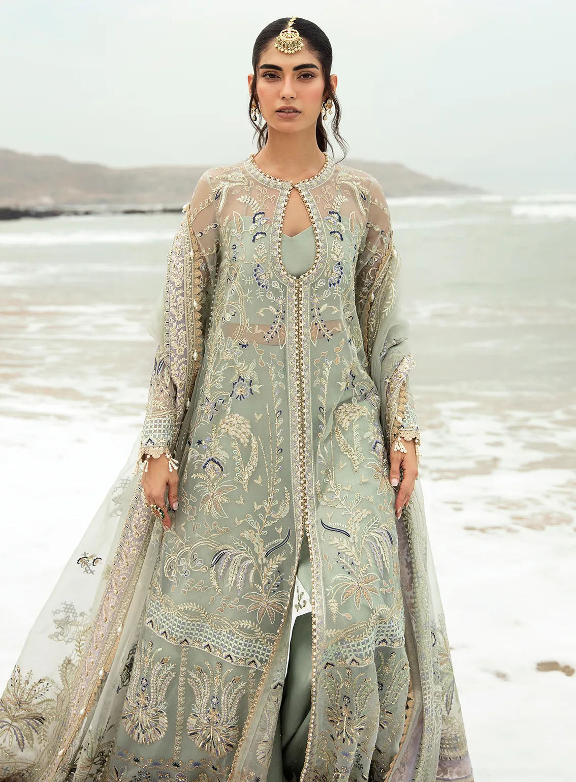 Dastangoi By Afrozeh Embroidered Organza 3 Piece Unstitched Suit AF24DG AWE-08 SHANZAY Dastangoi By Afrozeh Embroidered Organza 3 Piece Unstitched Suit AF24DG AWE-08 SHANZAY