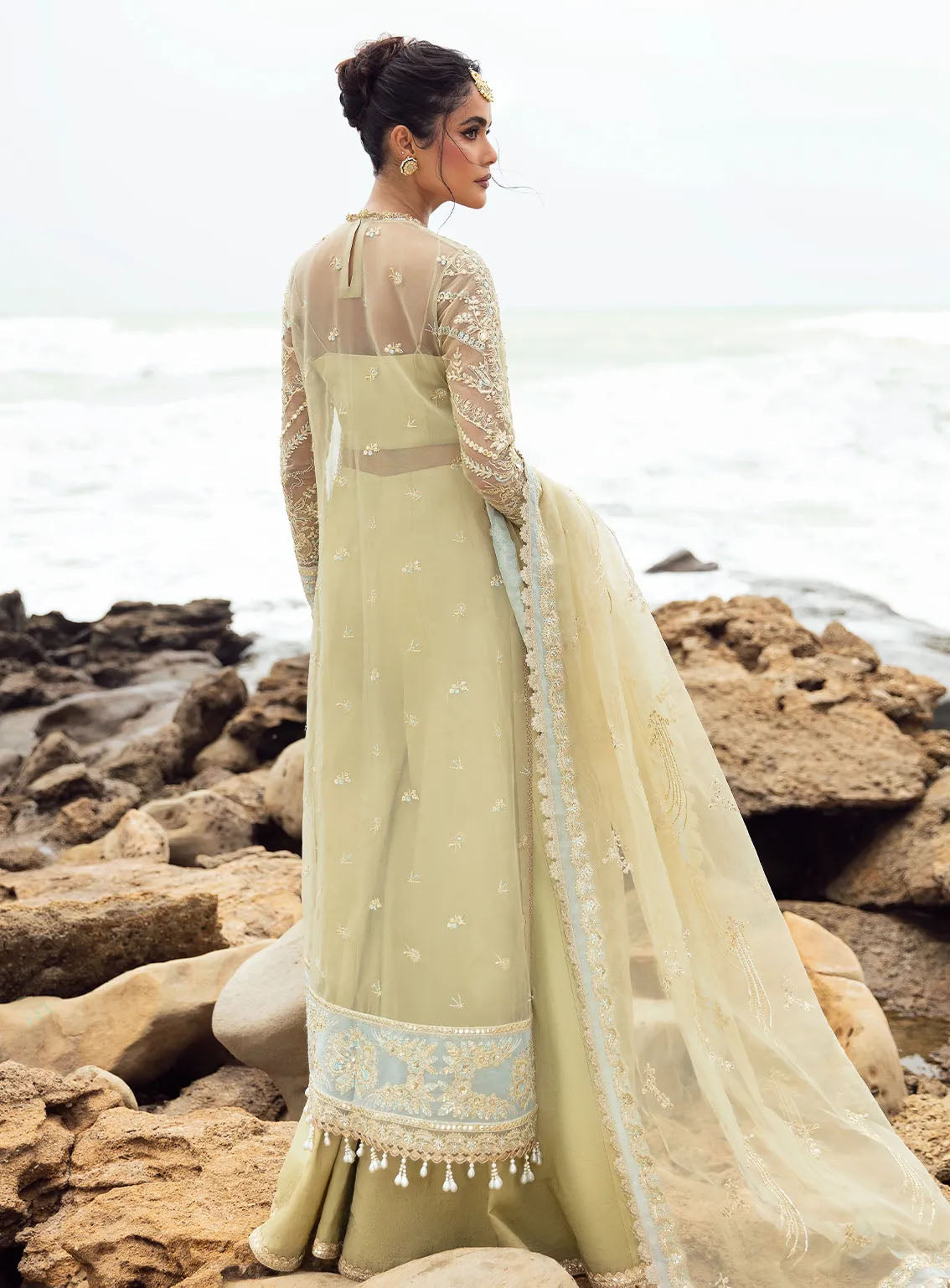 Dastangoi By Afrozeh Embroidered Organza 3 Piece Unstitched Suit AF24DG AWE-09 LEELA Dastangoi By Afrozeh Embroidered Organza 3 Piece Unstitched Suit AF24DG AWE-09 LEELA