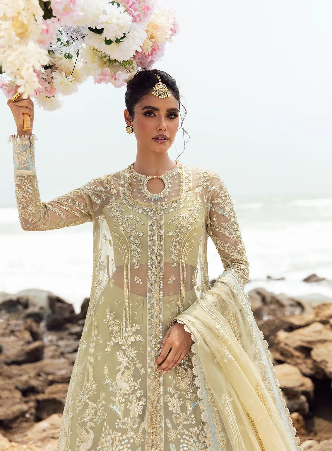 Dastangoi By Afrozeh Embroidered Organza 3 Piece Unstitched Suit AF24DG AWE-09 LEELA Dastangoi By Afrozeh Embroidered Organza 3 Piece Unstitched Suit AF24DG AWE-09 LEELA