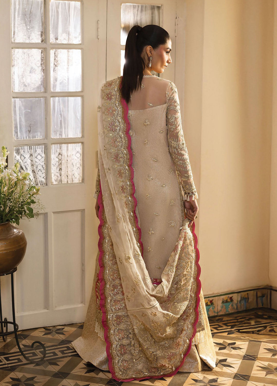 Dastangoi By Afrozeh Embroidered Organza 3 Piece Unstitched Suit AF25DG D-07 SILKDAWN Dastangoi By Afrozeh Embroidered Organza 3 Piece Unstitched Suit AF25DG D-07 SILKDAWN