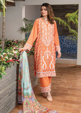 Dayaar-E-Khuwaab By Addee Luxury Chikankari Lawn 3 Piece Stitched Suit AD24DK LCL SM-11
