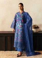 Daybreak By Afrozeh Embroidered Lawn 3 Piece Unstitched Suit AF25DB PK-01 MIST WOVEN