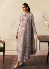 Daybreak By Afrozeh Embroidered Lawn 3 Piece Unstitched Suit AF25DB PK-02 WIND BRUSHED