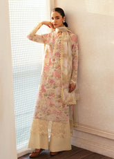 Daybreak By Afrozeh Embroidered Lawn 3 Piece Unstitched Suit AF25DB PK-04 GLOW STREAKED