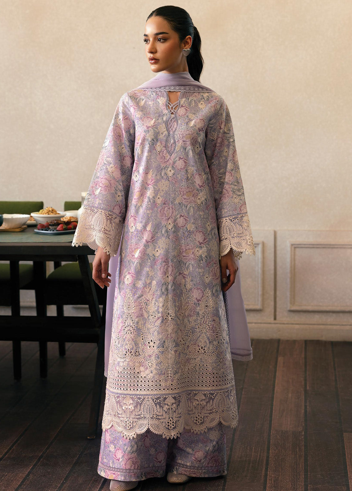 Daybreak By Afrozeh Embroidered Lawn 3 Piece Unstitched Suit AF25DB PK-06 DUST LIT Daybreak By Afrozeh Embroidered Lawn 3 Piece Unstitched Suit AF25DB PK-06 DUST LIT