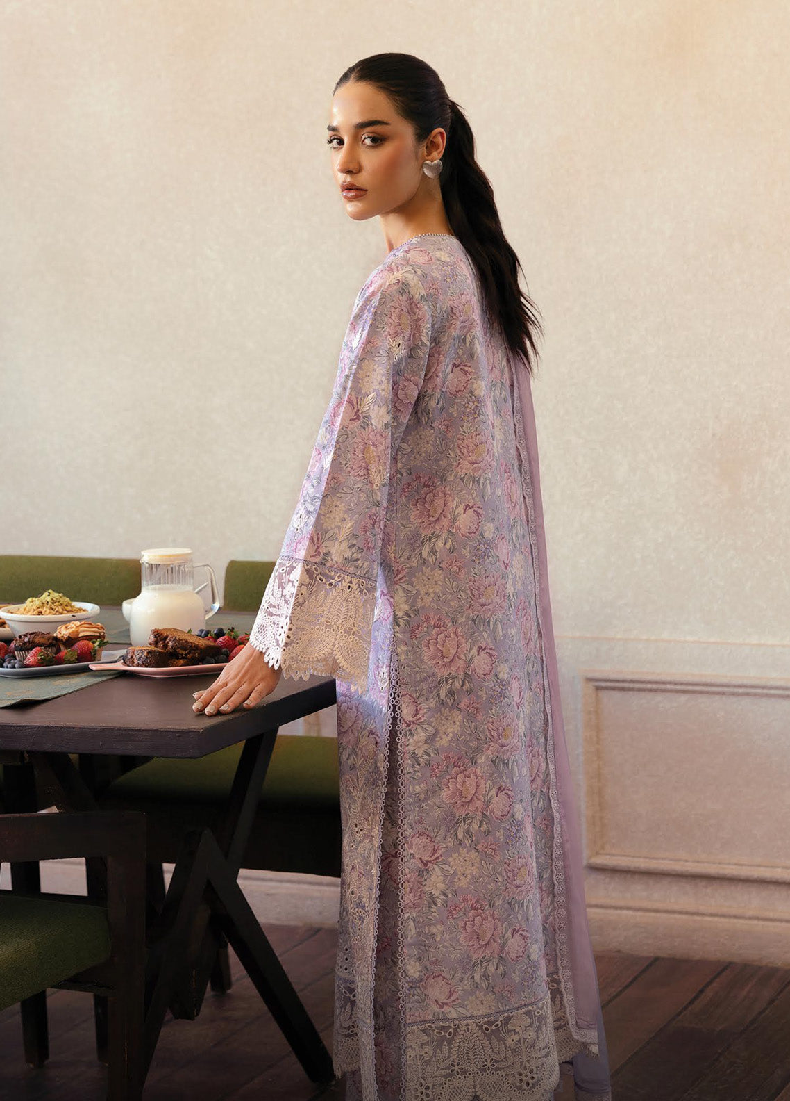 Daybreak By Afrozeh Embroidered Lawn 3 Piece Unstitched Suit AF25DB PK-06 DUST LIT Daybreak By Afrozeh Embroidered Lawn 3 Piece Unstitched Suit AF25DB PK-06 DUST LIT