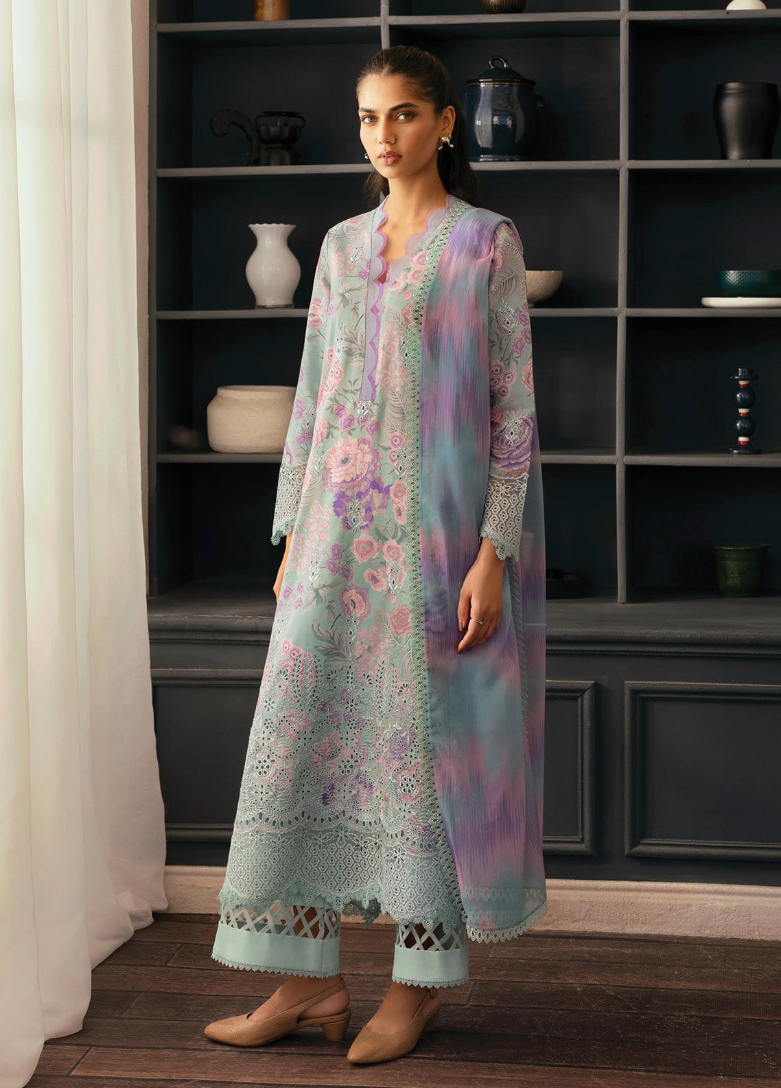 Daybreak By Afrozeh Embroidered Lawn 3 Piece Unstitched Suit AF25DB PK-07 LIGHT DRENCHED Daybreak By Afrozeh Embroidered Lawn 3 Piece Unstitched Suit AF25DB PK-07 LIGHT DRENCHED