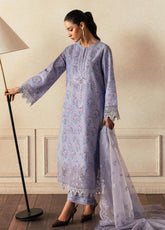 Daybreak By Afrozeh Embroidered Lawn 3 Piece Unstitched Suit AF25DB PK-08 DAWN DUSTED