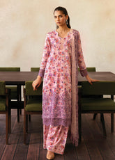 Daybreak By Afrozeh Embroidered Lawn 3 Piece Unstitched Suit AF25DB PK-09 DUSK LACED