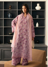Daybreak By Afrozeh Embroidered Lawn 3 Piece Unstitched Suit AF25DB PK-11 RAIN WARMED