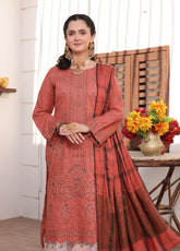 Delilah By Schick Dyed Embroidered Doriya 3 Piece Unstitched Suit SDH25DWD D-FS-03