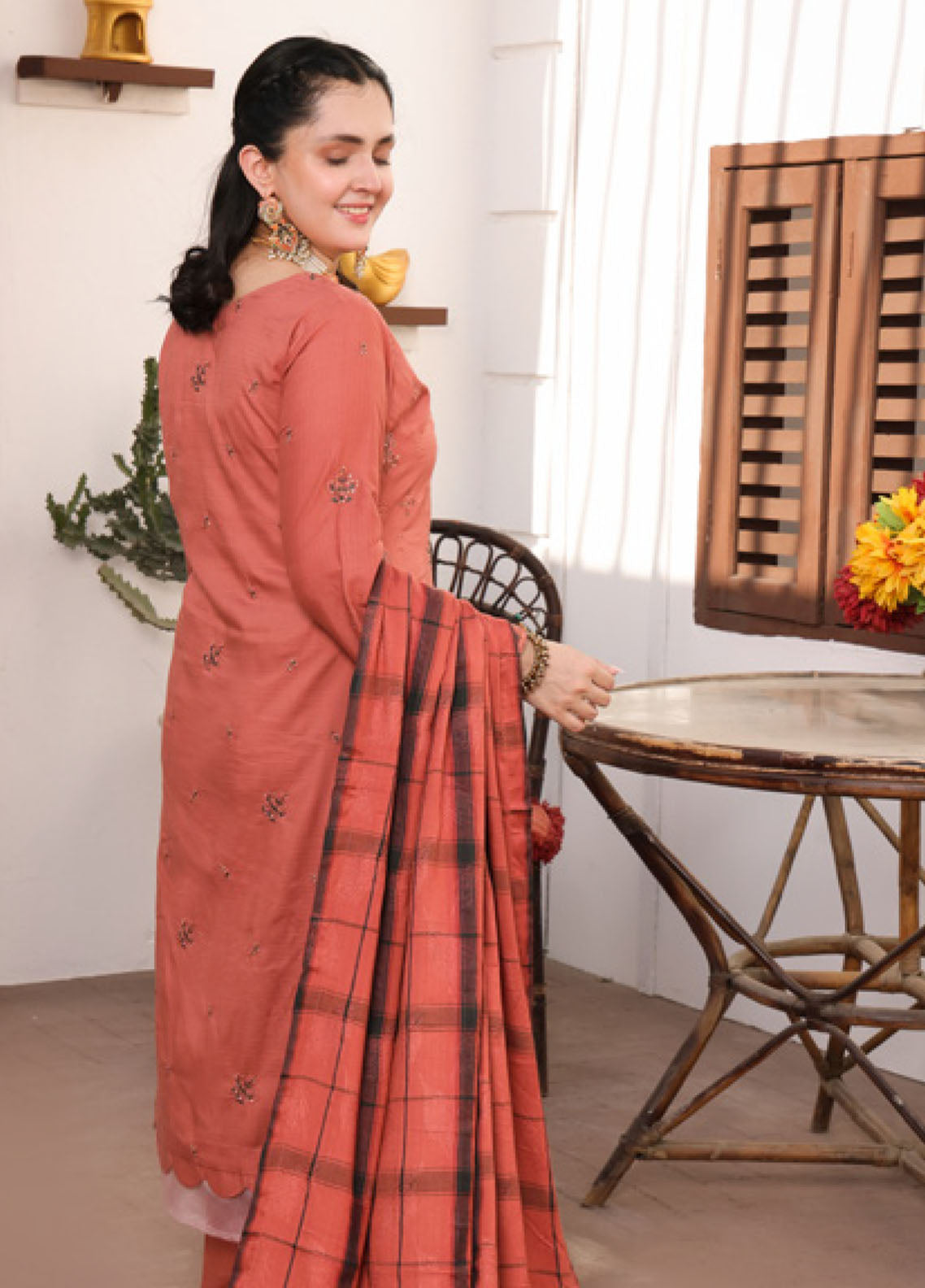 Delilah By Schick Dyed Embroidered Doriya 3 Piece Unstitched Suit SDH25DWD D-FS-03 Delilah By Schick Dyed Embroidered Doriya 3 Piece Unstitched Suit SDH25DWD D-FS-03