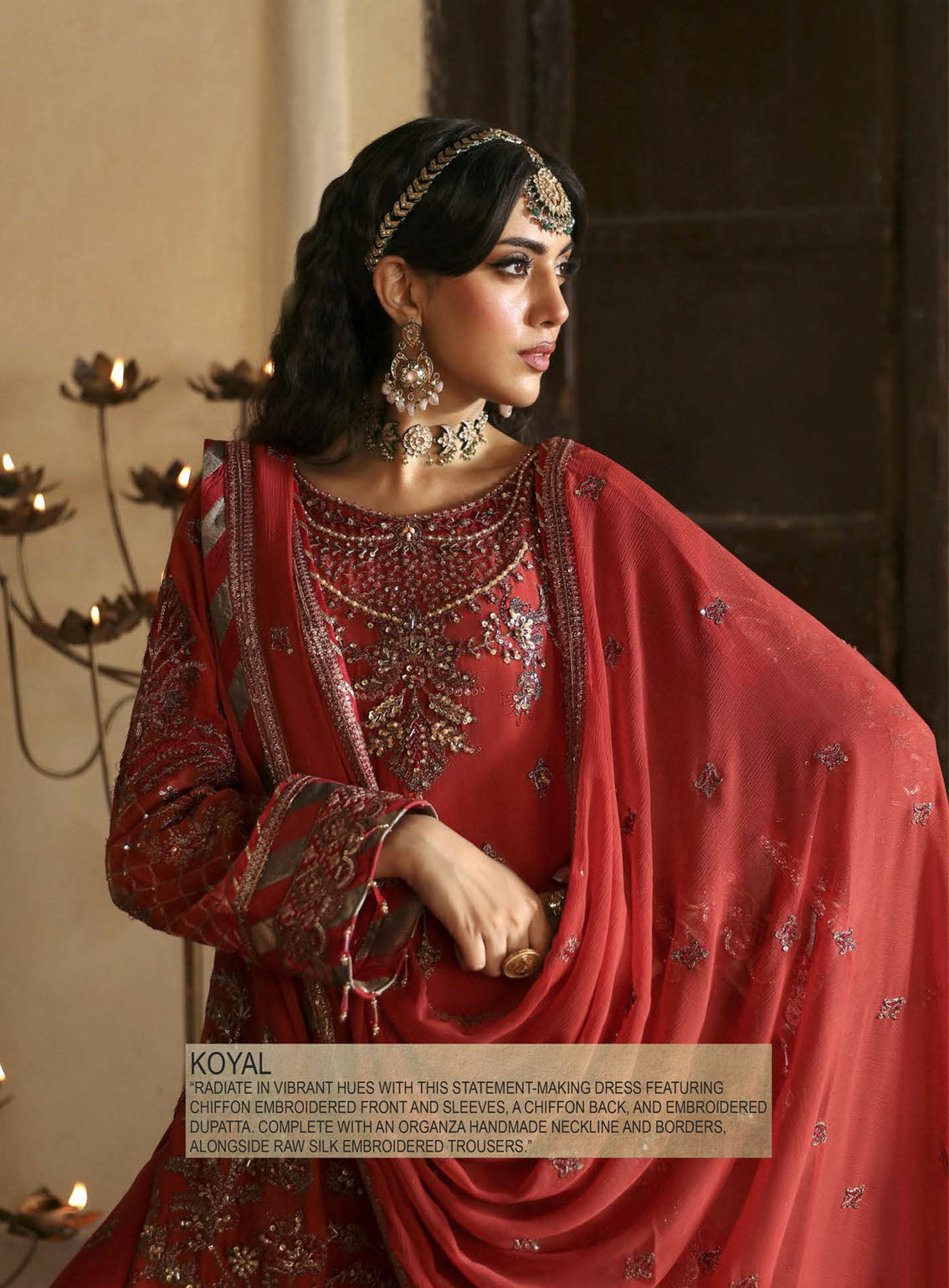 Devdas By Emaan Adeel Exquisite Formal Wear Embroidered Chiffon 3 Piece Unstitched Suit EA24DD KOYAL Devdas By Emaan Adeel Exquisite Formal Wear Embroidered Chiffon 3 Piece Unstitched Suit EA24DD KOYAL
