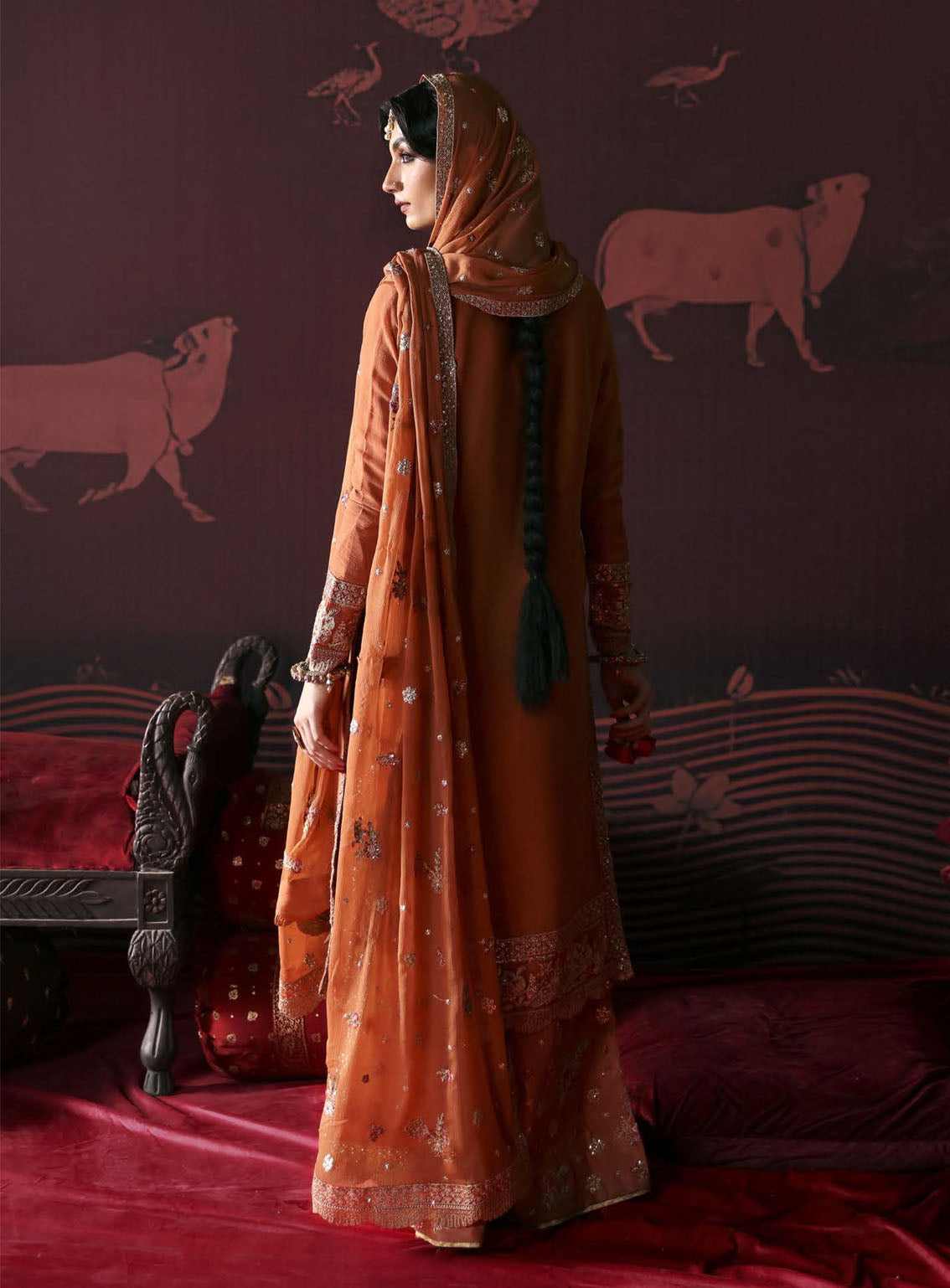 Devdas By Emaan Adeel Exquisite Formal Wear Embroidered Chiffon 3 Piece Unstitched Suit EA24DD LEELA Devdas By Emaan Adeel Exquisite Formal Wear Embroidered Chiffon 3 Piece Unstitched Suit EA24DD LEELA