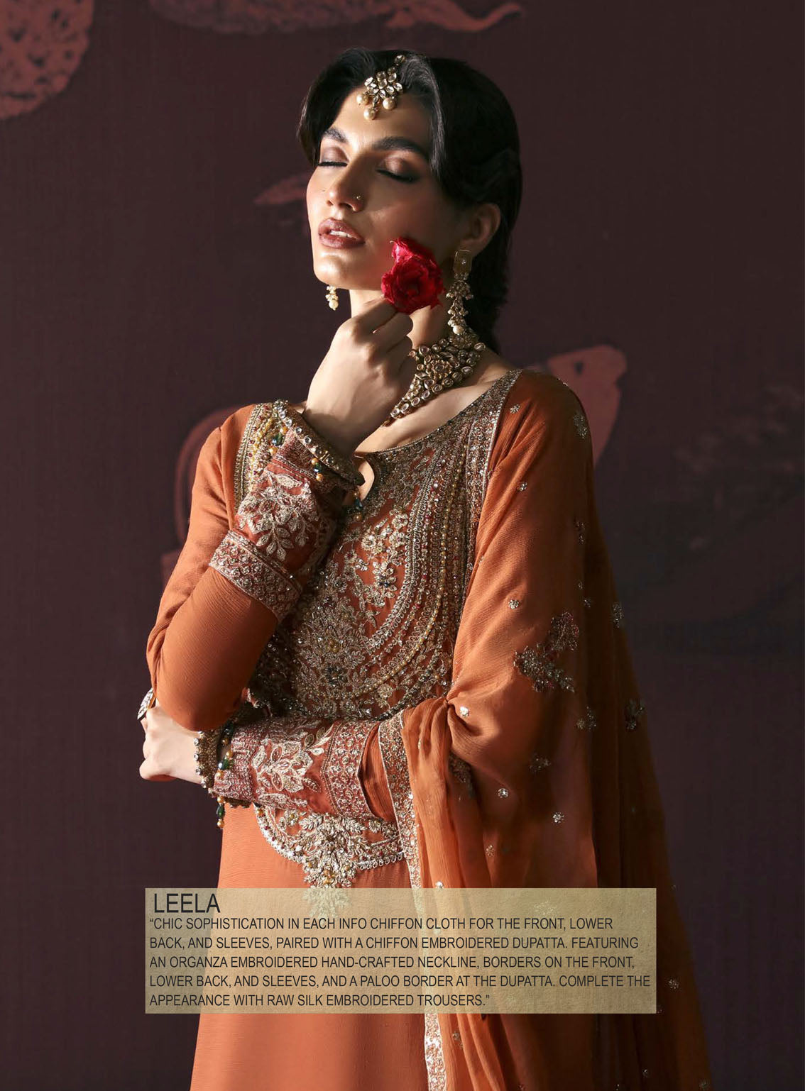 Devdas By Emaan Adeel Exquisite Formal Wear Embroidered Chiffon 3 Piece Unstitched Suit EA24DD LEELA Devdas By Emaan Adeel Exquisite Formal Wear Embroidered Chiffon 3 Piece Unstitched Suit EA24DD LEELA