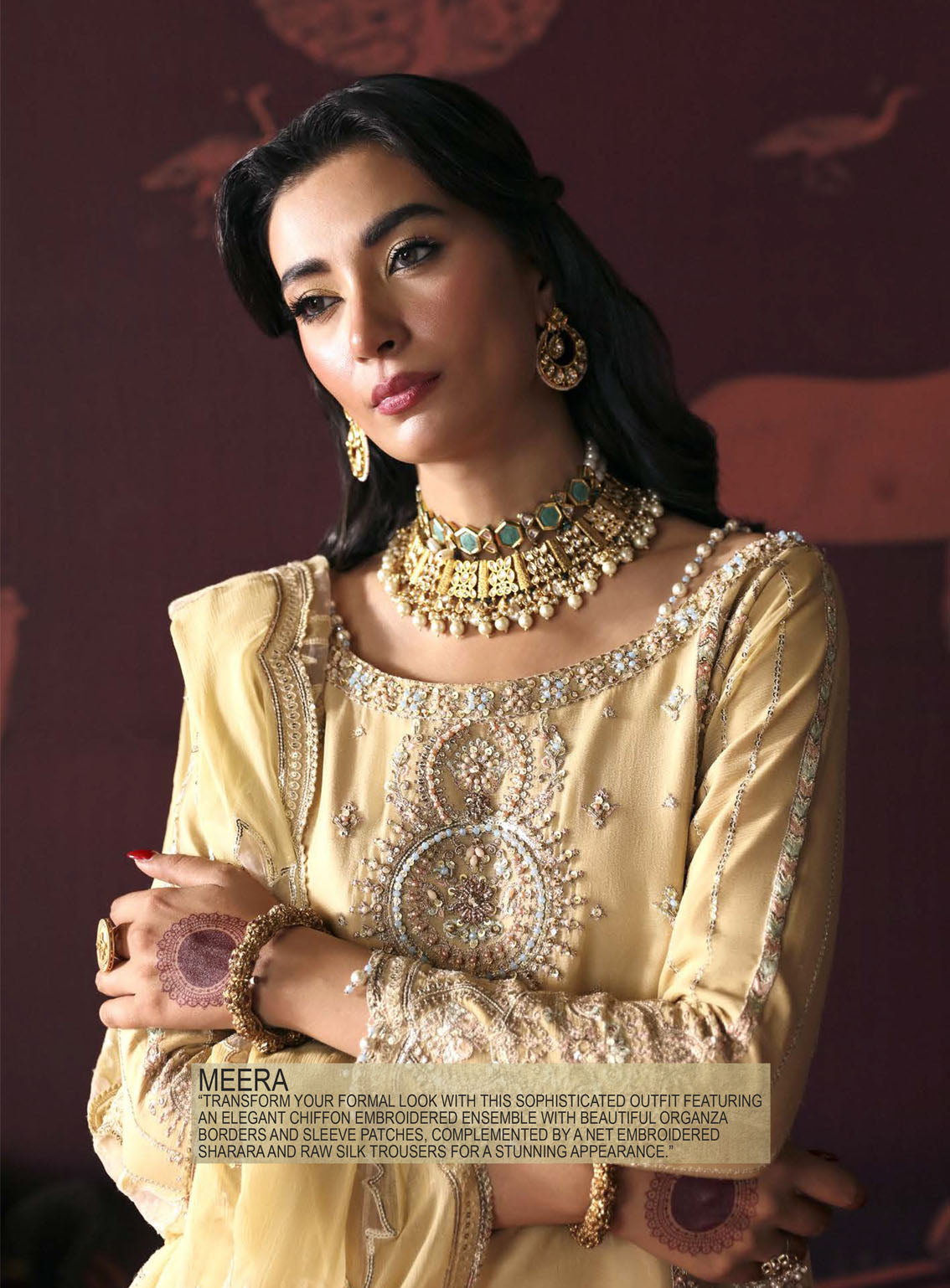 Devdas By Emaan Adeel Exquisite Formal Wear Embroidered Chiffon 3 Piece Unstitched Suit EA24DD MEERA Devdas By Emaan Adeel Exquisite Formal Wear Embroidered Chiffon 3 Piece Unstitched Suit EA24DD MEERA