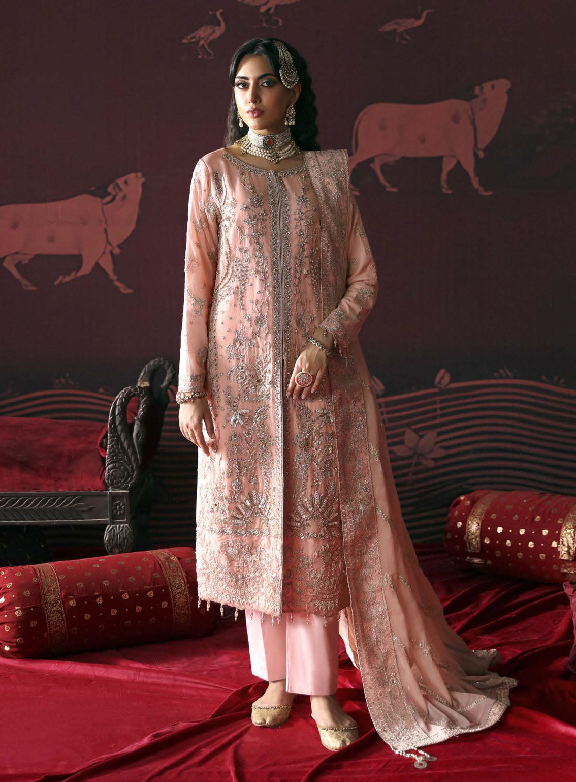Devdas By Emaan Adeel Exquisite Formal Wear Embroidered Chiffon 3 Piece Unstitched Suit EA24DD NISHA Devdas By Emaan Adeel Exquisite Formal Wear Embroidered Chiffon 3 Piece Unstitched Suit EA24DD NISHA