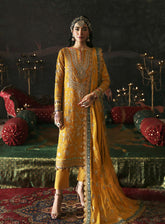 Devdas By Emaan Adeel Exquisite Formal Wear Embroidered Chiffon 3 Piece Unstitched Suit EA24DD ROSHAN JAHAN
