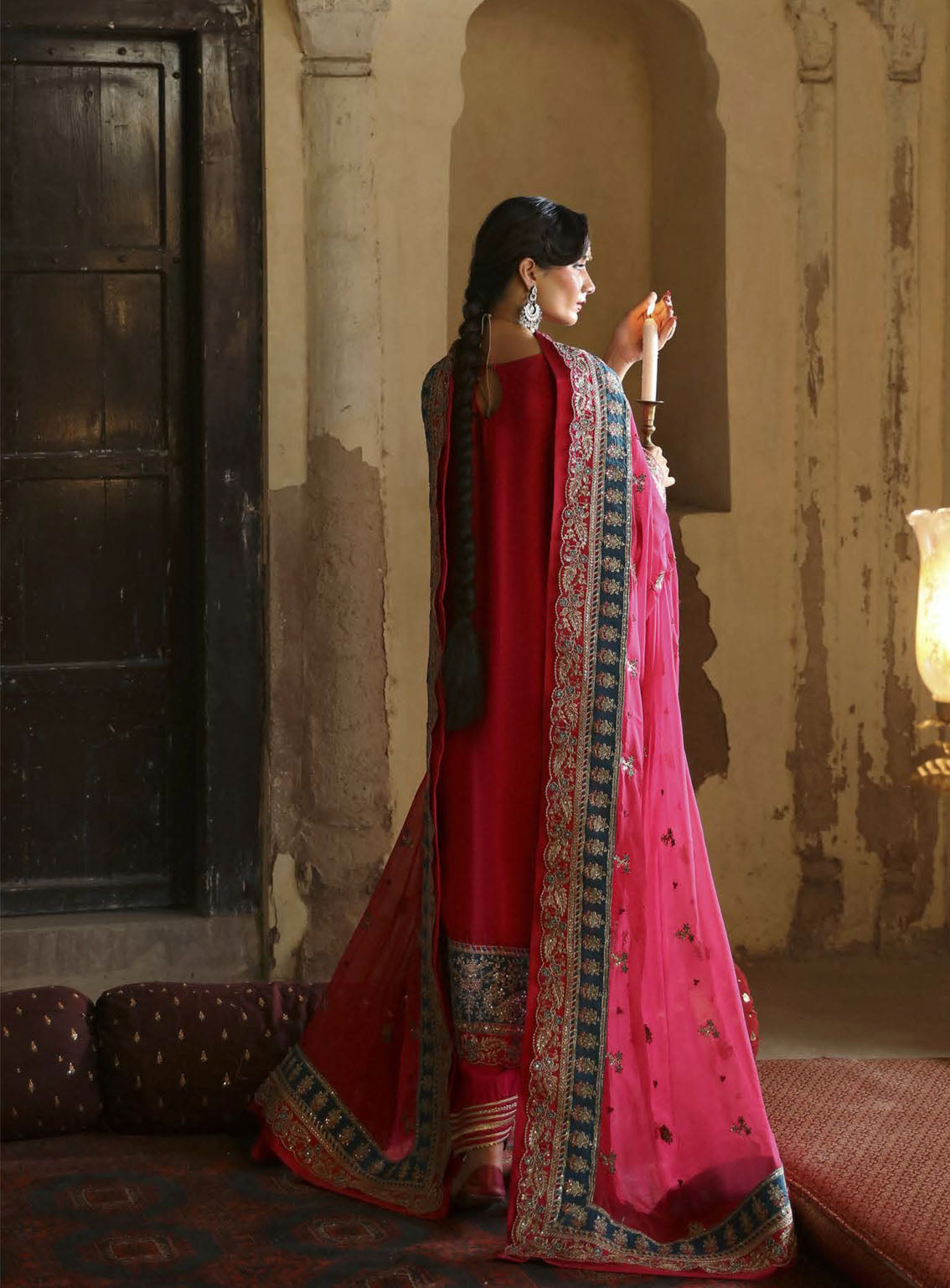 Devdas By Emaan Adeel Exquisite Formal Wear Embroidered Chiffon 3 Piece Unstitched Suit EA24DD SAANVI Devdas By Emaan Adeel Exquisite Formal Wear Embroidered Chiffon 3 Piece Unstitched Suit EA24DD SAANVI