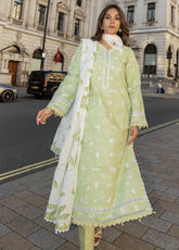 Dhagakari By Alzohaib Embroidered Lawn 3 Piece Unstitched Suit AZ26DLD D-DKE-03