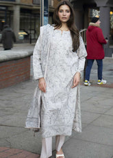 Dhagakari By Alzohaib Embroidered Lawn 3 Piece Unstitched Suit AZ26DLD D-DKE-05