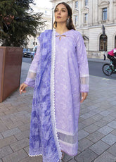 Dhagakari By Alzohaib Embroidered Lawn 3 Piece Unstitched Suit AZ26DLD D-DKE-07