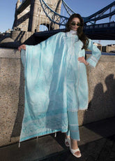 Dhagakari By Alzohaib Embroidered Lawn 3 Piece Unstitched Suit AZ26DLD D-DKE-08