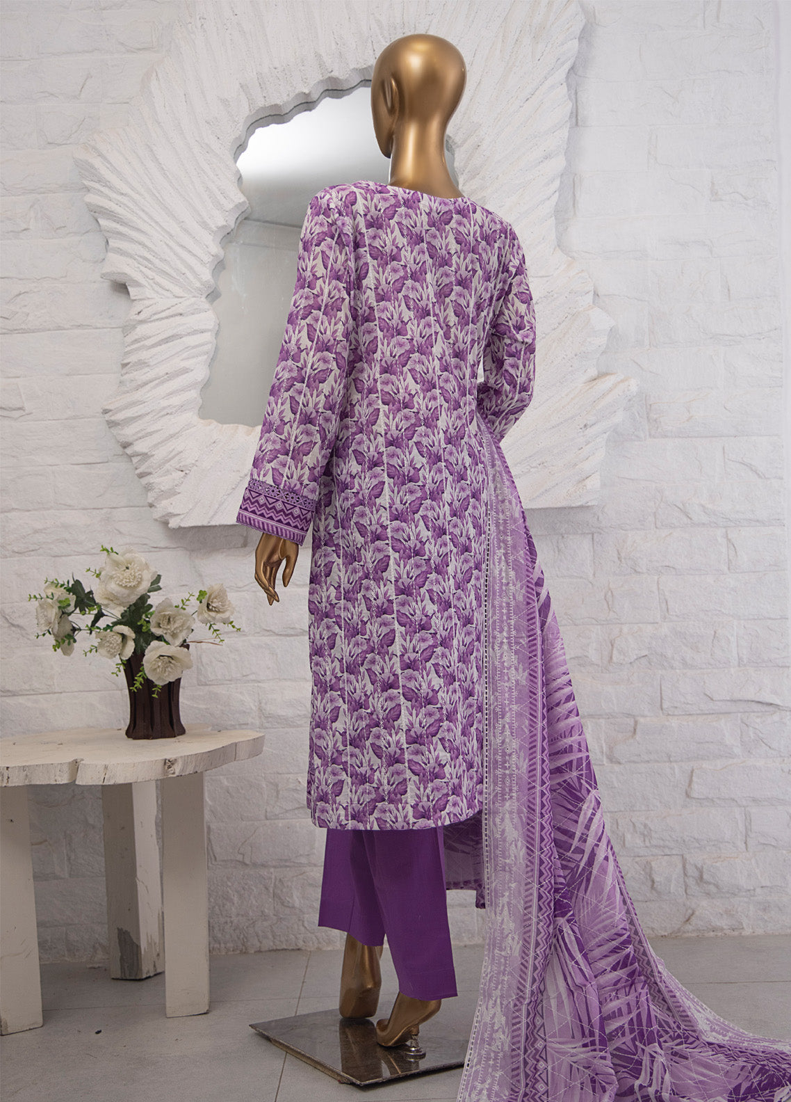 Dhagakari By HZ Textile Embroidered Lawn 3 Piece Unstitched Suit HZ25DEV2 DEC-1003 Dhagakari By HZ Textile Embroidered Lawn 3 Piece Unstitched Suit HZ25DEV2 DEC-1003