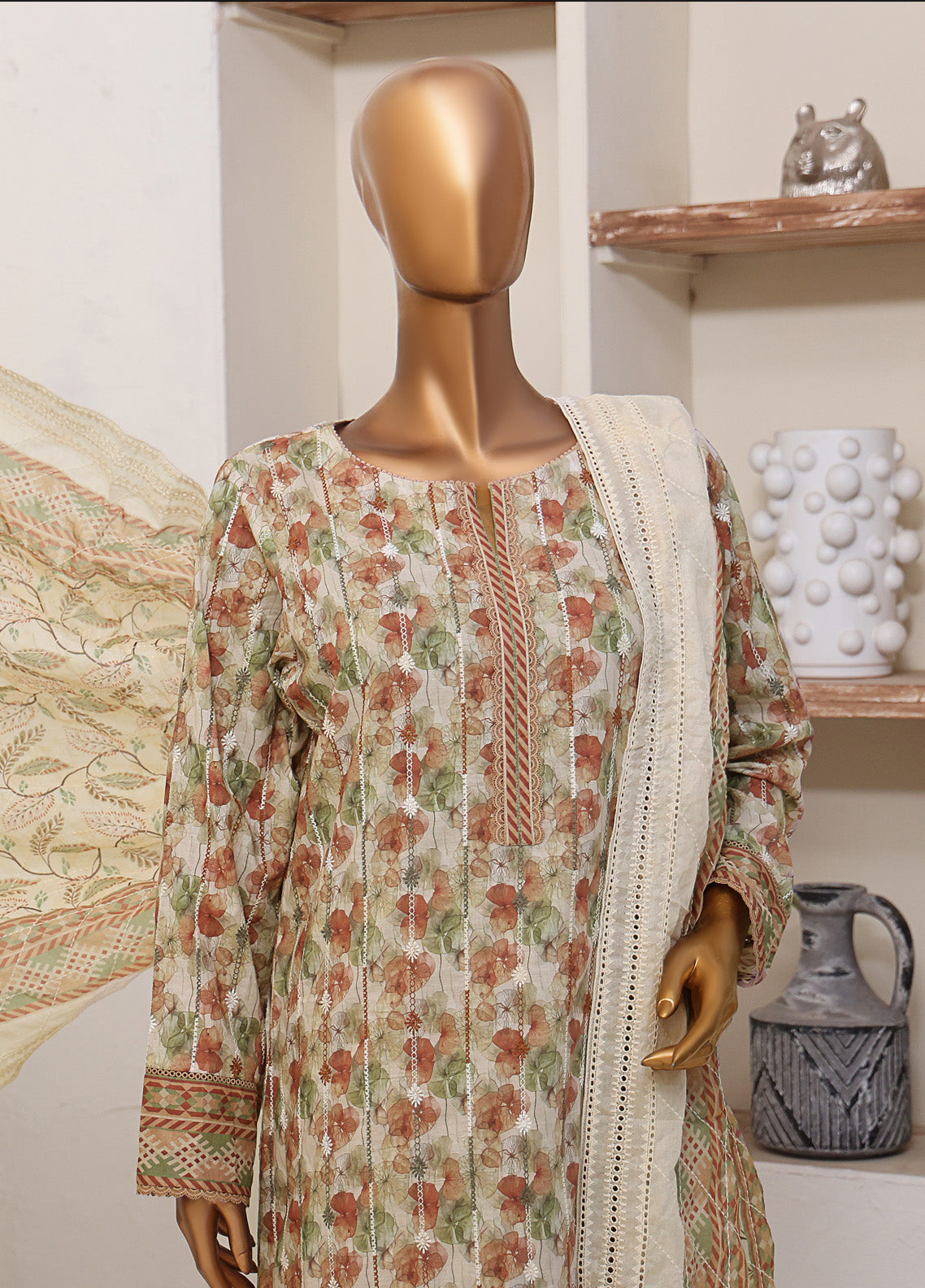Dhagakari By HZ Textile Embroidered Lawn 3 Piece Unstitched Suit HZ25DEV2 DEC-1005 Dhagakari By HZ Textile Embroidered Lawn 3 Piece Unstitched Suit HZ25DEV2 DEC-1005