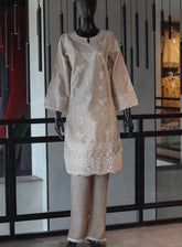 Dhanak Embroidered Lawn 2 Piece Stitched Suit - DK24EL D-2138