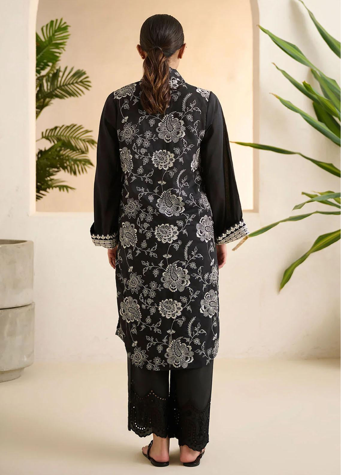 Dhanak Embroidered Lawn Stitched Kurti - DK24EL D-0507 Dhanak Embroidered Lawn Stitched Kurti - DK24EL D-0507