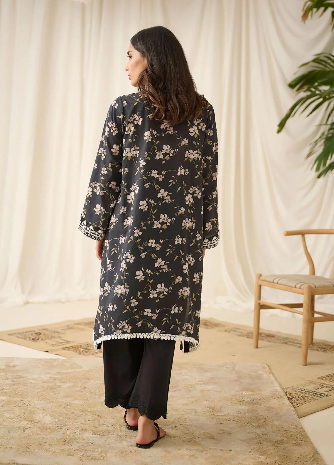 Dhanak Embroidered Lawn Stitched Kurti - DK24EL D-0516 Dhanak Embroidered Lawn Stitched Kurti - DK24EL D-0516