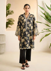 Dhanak Embroidered Lawn Kurti Stitched Suit - DK24EL D-0523