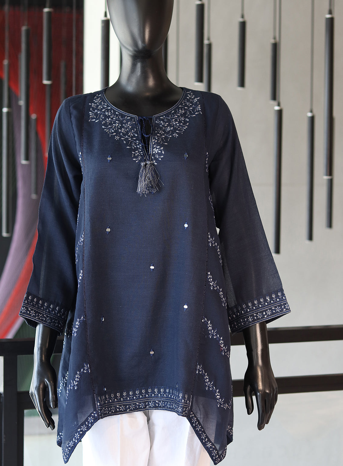 Dhanak Embroidered Lawn Stitched Kurti - DK24EL D-1556 Dhanak Embroidered Lawn Stitched Kurti - DK24EL D-1556