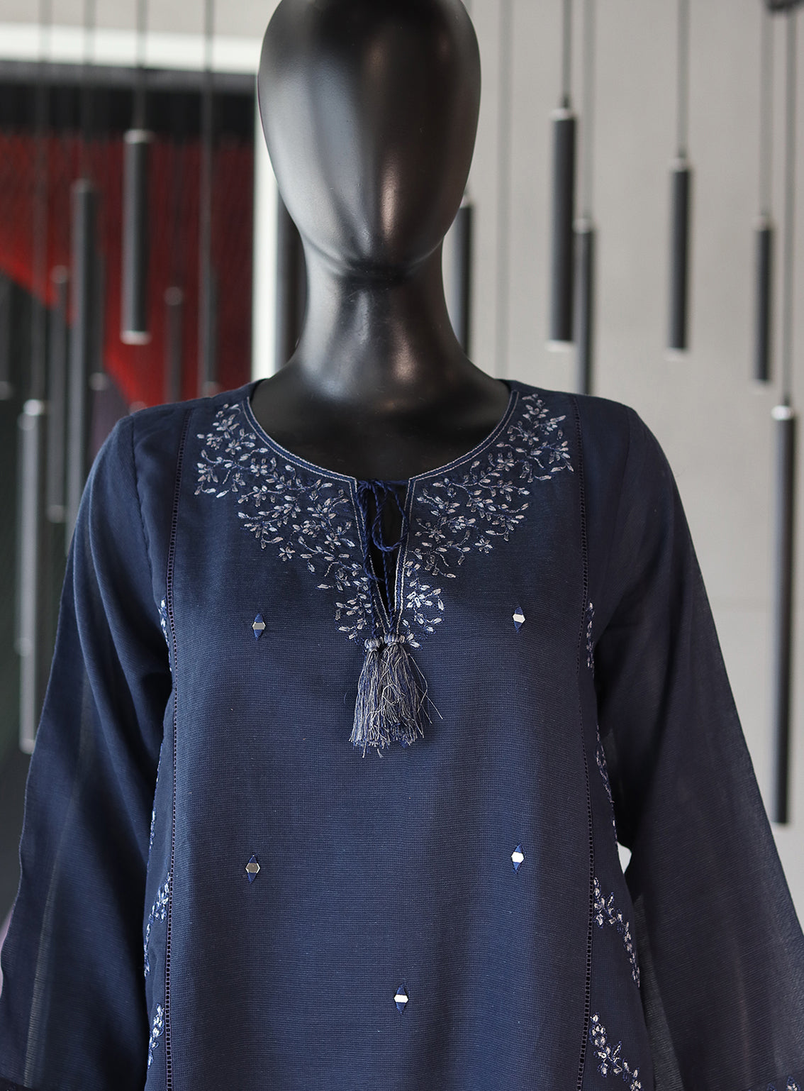 Dhanak Embroidered Lawn Stitched Kurti - DK24EL D-1556 Dhanak Embroidered Lawn Stitched Kurti - DK24EL D-1556