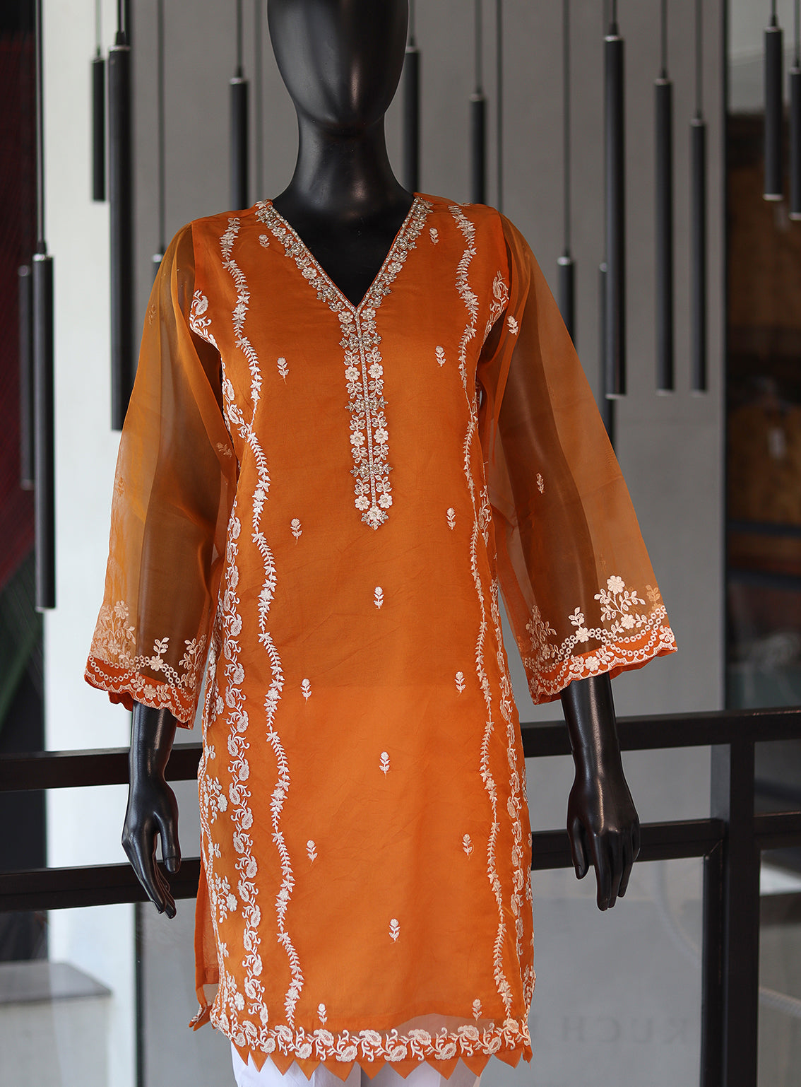 Dhanak Embroidered Lawn Stitched Kurti - DK24EL D-1648 Dhanak Embroidered Lawn Stitched Kurti - DK24EL D-1648