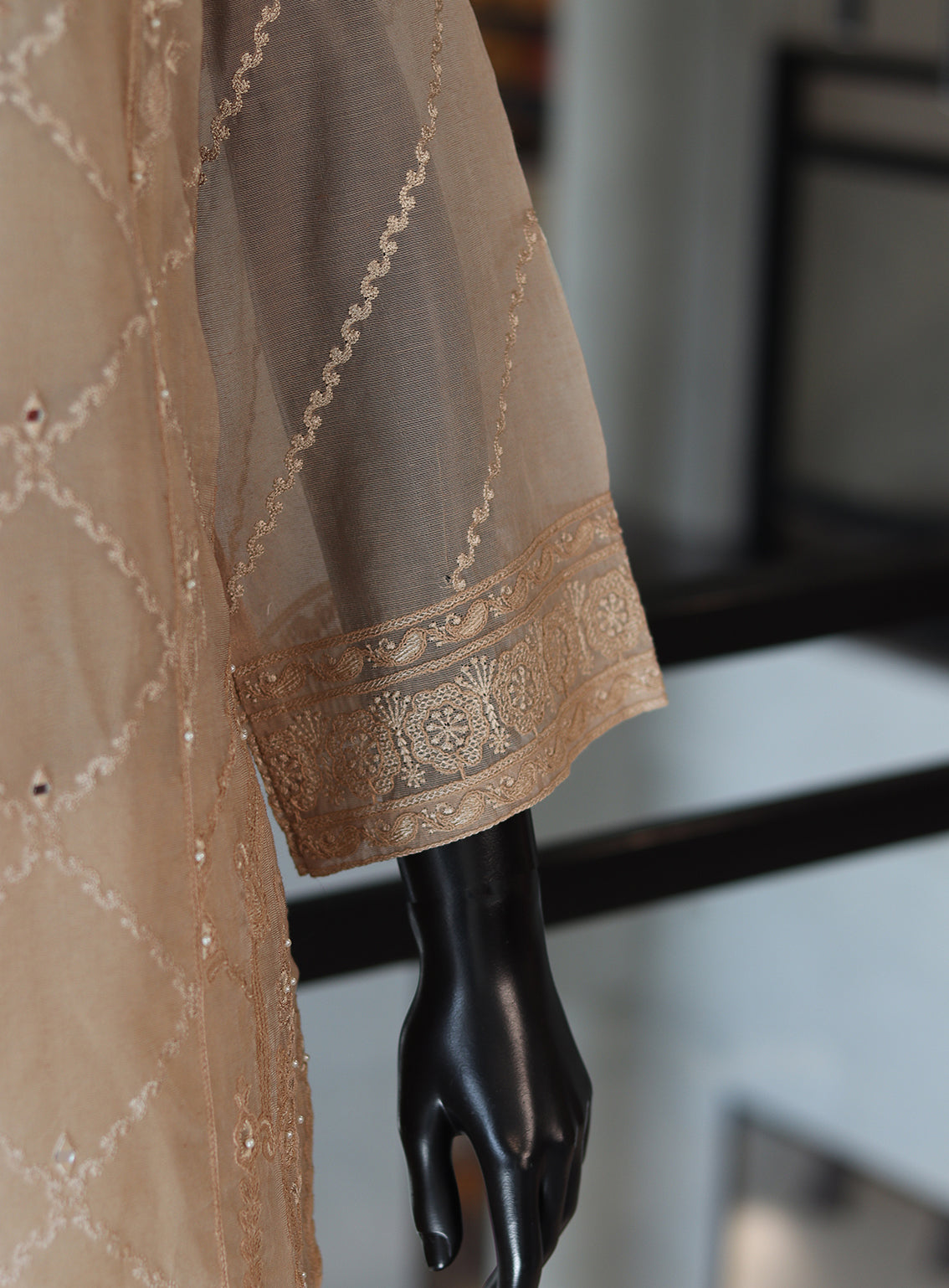 Dhanak Embroidered Lawn Kurti Stitched Suit - DK24EL D-1672 Dhanak Embroidered Lawn Kurti Stitched Suit - DK24EL D-1672