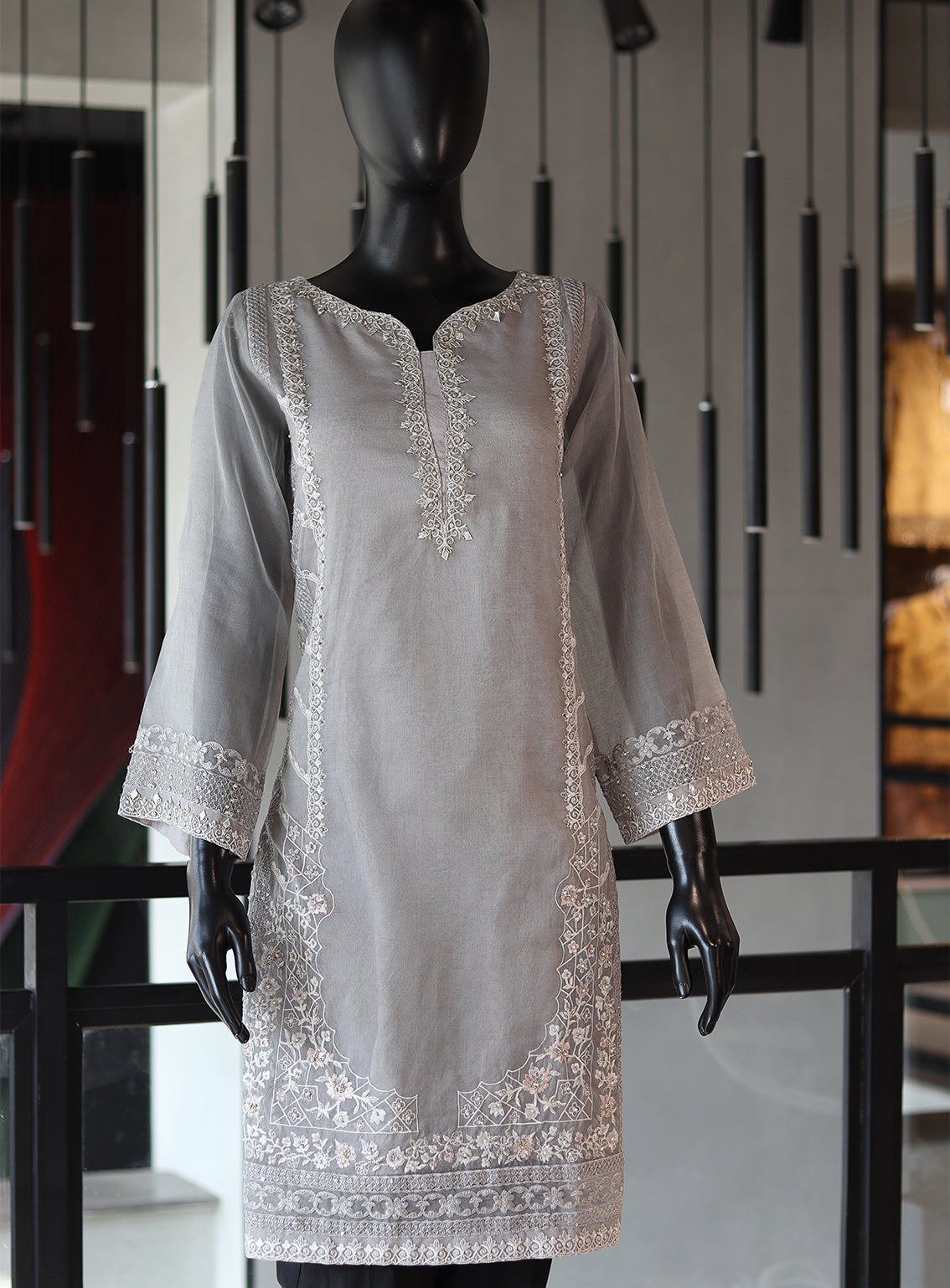 Dhanak Embroidered Lawn Stitched Kurti - DK24EL D-1753 Dhanak Embroidered Lawn Stitched Kurti - DK24EL D-1753