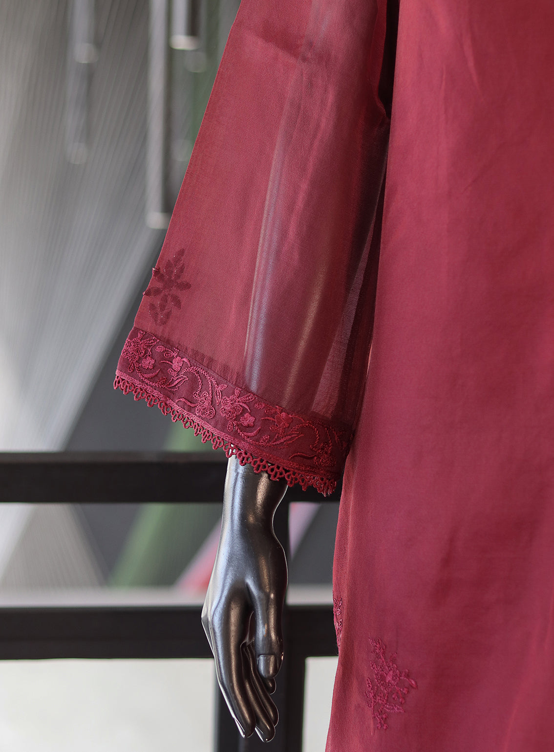 Dhanak Embroidered Lawn Kurti Stitched Suit - DK24EL D-1754 Dhanak Embroidered Lawn Kurti Stitched Suit - DK24EL D-1754