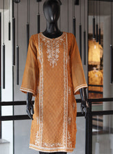 Dhanak Embroidered Lawn Stitched Kurti - DK24EL D-1755