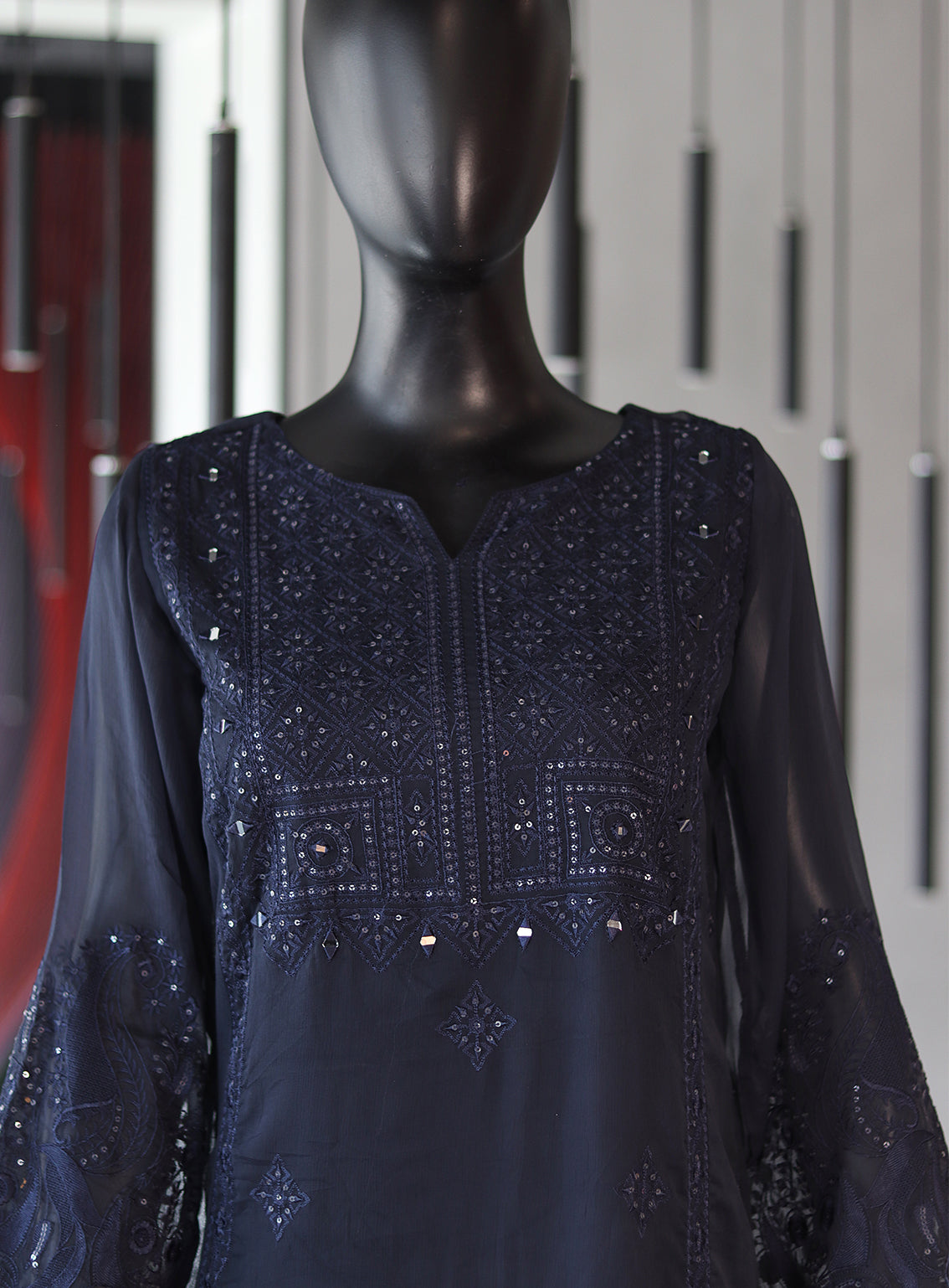 Dhanak Embroidered Lawn Stitched Kurti - DK24EL D-1809 Dhanak Embroidered Lawn Stitched Kurti - DK24EL D-1809