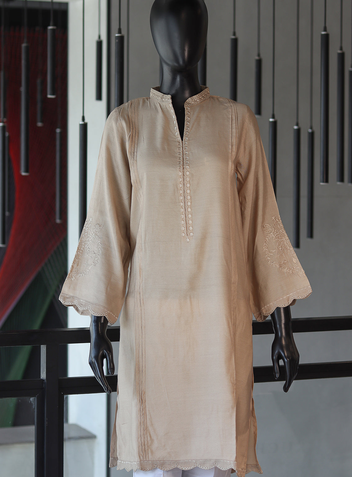 Dhanak Embroidered Lawn Stitched Kurti - DK24EL D-1859 Dhanak Embroidered Lawn Stitched Kurti - DK24EL D-1859