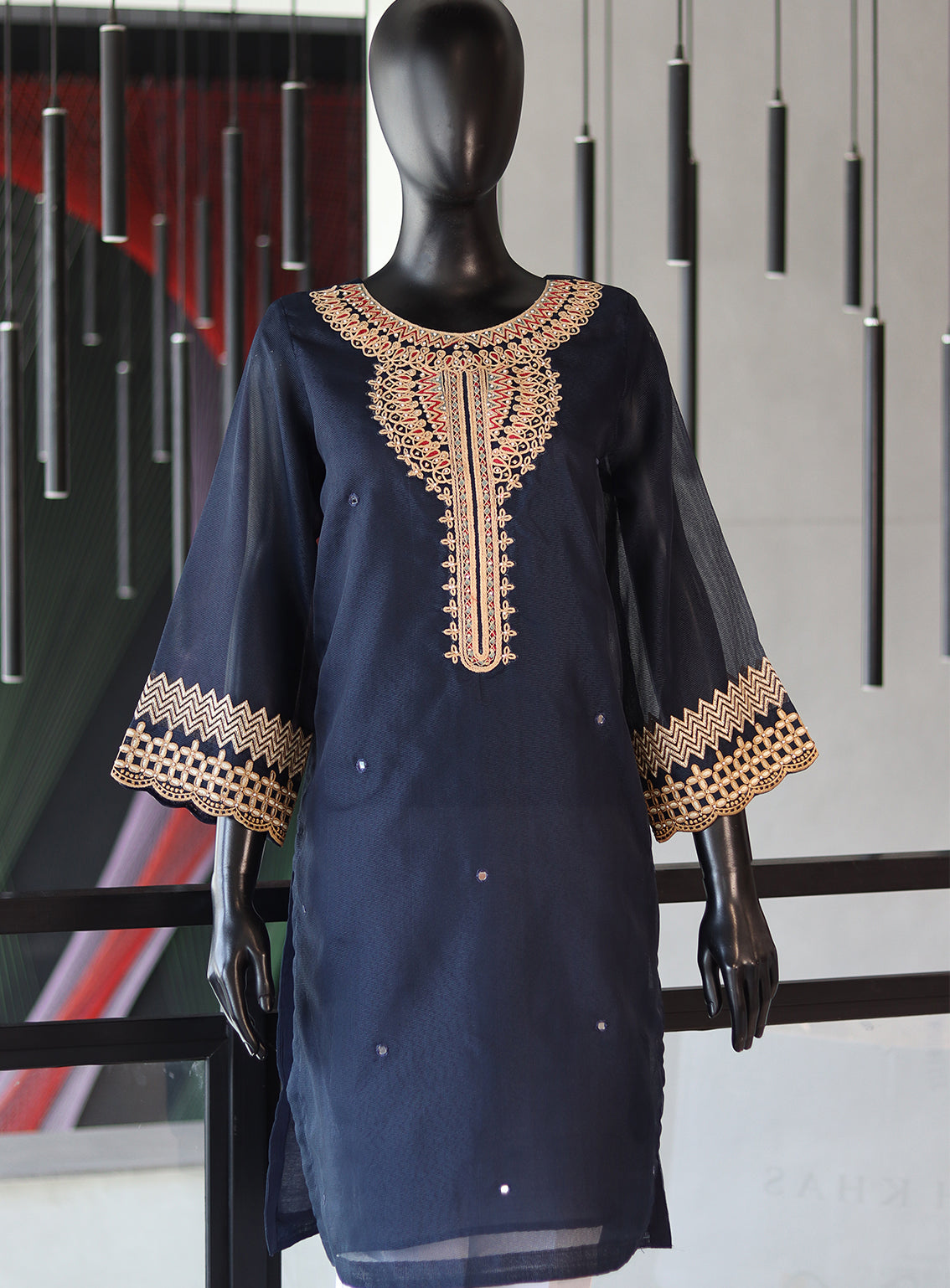 Dhanak Embroidered Lawn Stitched Kurti - DK24EL D-2062 Dhanak Embroidered Lawn Stitched Kurti - DK24EL D-2062
