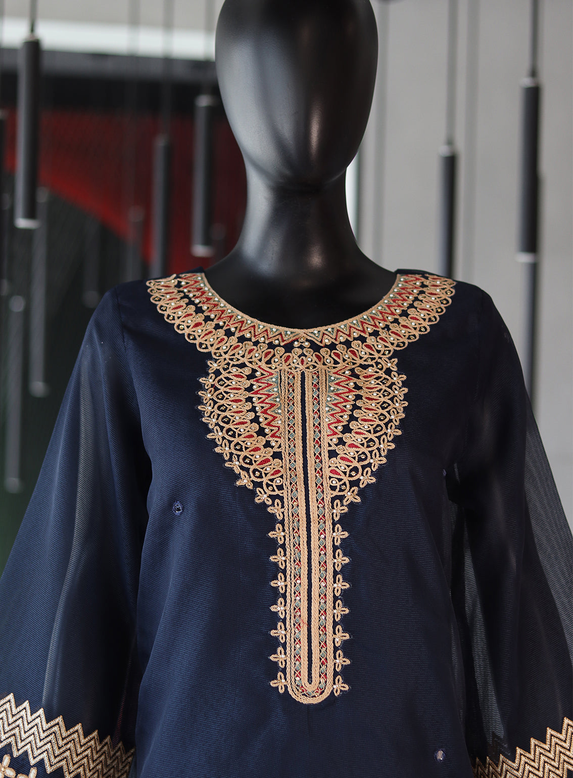 Dhanak Embroidered Lawn Stitched Kurti - DK24EL D-2062 Dhanak Embroidered Lawn Stitched Kurti - DK24EL D-2062