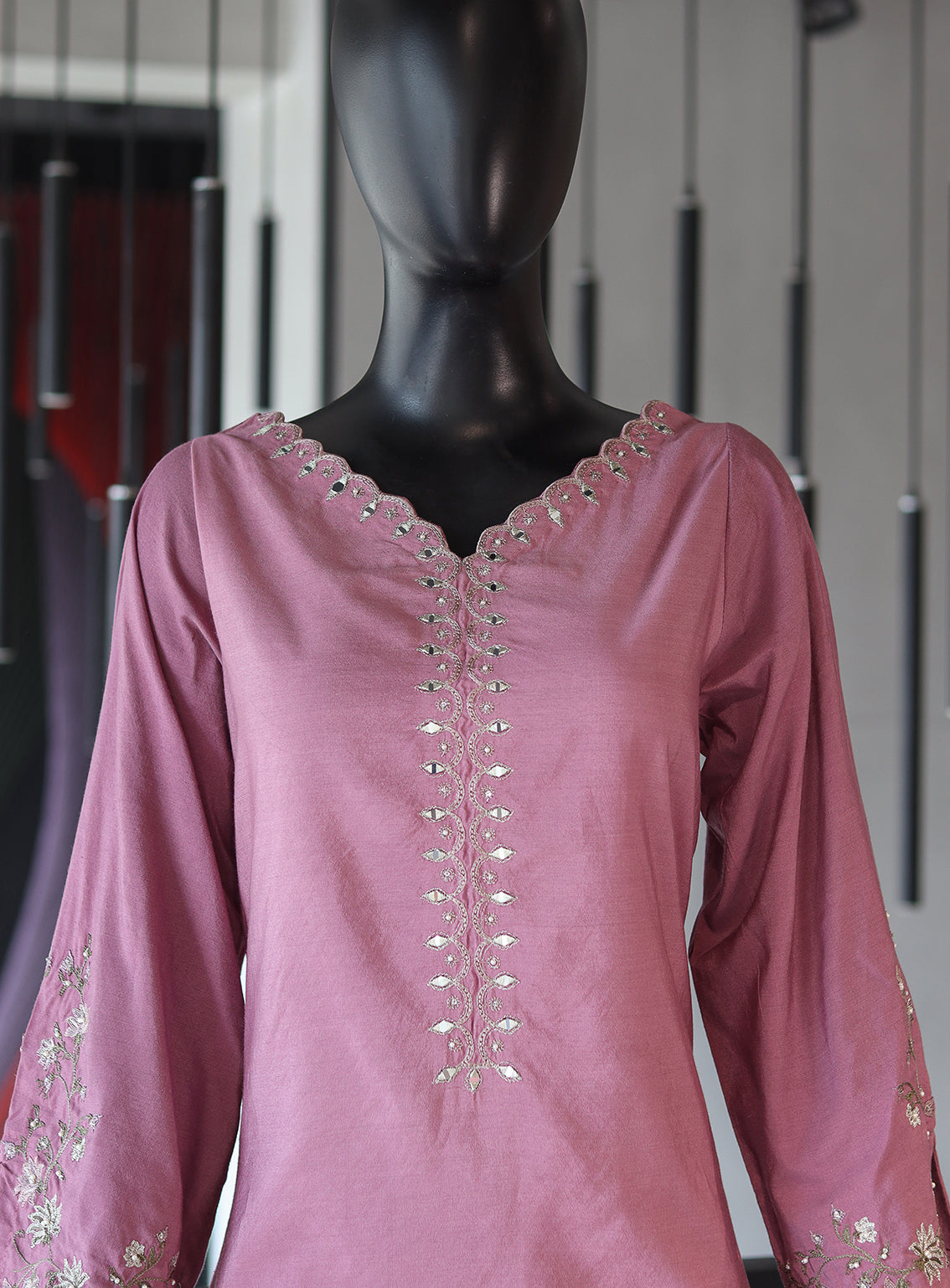 Dhanak Embroidered Lawn Stitched Kurti - DK24EL D-2068MV Dhanak Embroidered Lawn Stitched Kurti - DK24EL D-2068MV