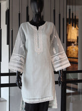 Dhanak Embroidered Lawn Stitched Kurti - DK24EL D-2095
